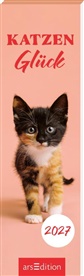 Lesezeichenkalender Katzenglück 2027