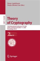 (Rachel) Lin, Benny Applebaum, Huijia (Rachel) Lin - Theory of Cryptography