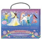 Fiona Watt, Antonia Miller - Meine glitzernden Anziehpuppen-Stickerbücher mini: Magische Welten