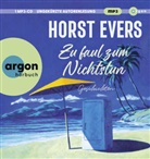 Horst Evers, Horst Evers - Zu faul zum Nichtstun, 1 Audio-CD, 1 MP3 (Audio book)