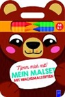 Nimm mich mit: Mein Malset mit Wachsmalstiften 4+ (Cover Bär)