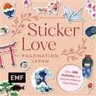 Sticker Love: Faszination Japan - Über 300 Etiketten und Aufkleber mit beschreibbarer Oberfläche