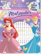 Disney, Panini - Disney Prinzessin: Malzauber - Mit bunten Nagelstickern!