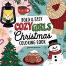 Revive Coloring Books - Bold & Easy Cozy Girls Christmas Coloring Book