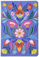 Groh Verlag - Fiesta del Sol Notizbuch bestickt A5 - 240 Seiten, königsblau