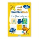 Trötsch Verlag GmbH &amp; Co. KG - TRÖTSCH - Die Maus Mein Spurrillenblock Großbuchstaben Übungsbuch