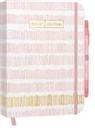Bullet Journal "Stripes" 05 mit original Tombow TwinTone Dual-Tip Marker 61 peach pink