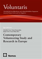 Gabriella Civico, Anna Domaradzka, Jurgen Grotz, Jurgen Grotz et al, Lucas Meijs - Contemporary Volunteering Study and Research in Europe