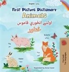 Kidkiddos Books - First Picture Dictionary - Animals (English Pashto Bilingual Children's Book)