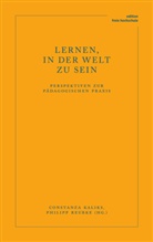 Constanza Kaliks, Reubke, Philipp Reubke - Lernen, in der Welt zu sein