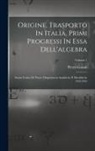 Pietro Cossali - Origine, Trasporto In Italia, Primi Progressi In Essa Dell'algebra