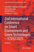 Ali Abbasov, Janusz Kacprzyk, Fahreddin Sadikoglu Mammadov, Witold Pedrycz, Witold Pedrycz et al - 2nd International Conference on Smart Environment and Green Technologies - ICSEGT2025