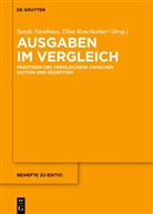 Sarah Alice Nienhaus, Sarah Alice Nienhaus, Ronzheimer, Elisa Ronzheimer - Ausgaben im Vergleich