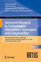 Maria Fernanda Augusto, Jairo R. Coronado-Hern&aacute;ndez, Maria Fernanda Augusto et al, Teresa Guarda, Filipe Portela - Advanced Research in Technologies, Information, Innovation and Sustainability
