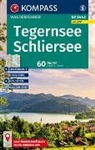 Eugen Hüsler - KOMPASS Wanderführer Tegernsee, Schliersee, 60 Touren mit Extra-Tourenkarte