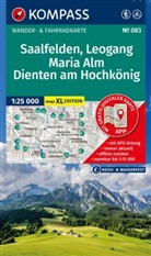 KOMPASS Wanderkarte 083 Saalfelden, Leogang, Maria Alm, Dienten am Hochk&ouml;nig 1:25.000