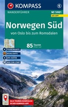 Oliver Lair - KOMPASS Wanderf&uuml;hrer Norwegen S&uuml;d, von Oslo bis zum Romsdalen, 80 Touren mit Extra-Tourenkarte