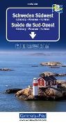 Kümmerly+Frey Regional-Strassenkarte 2 Schweden Südwest 1:250.000