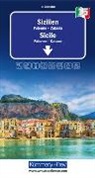 K&uuml;mmerly+Frey Regional-Strassenkarte 15 Sizilien 1:200.000