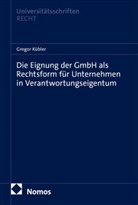 Gregor K&uuml;bler - Die Eignung der GmbH als Rechtsform f&uuml;r Unternehmen in Verantwortungseigentum