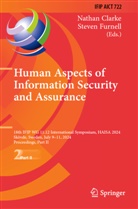 Nathan Clarke, Furnell, Steven Furnell - Human Aspects of Information Security and Assurance