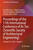 Tiziana Campisi, Simona Colajanni, Simona Colajanni et al, Rossella Corrao, Manfredi Saeli, Calogero Vinci - Proceedings of the 11th International Conference of Ar.Tec. (Scientific Society of Architectural Engineering)