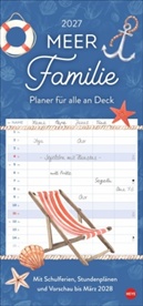 Meer Familie Familienplaner 2027 - Planer f&uuml;r alle an Deck