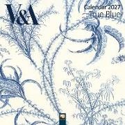 V&a: True Blue Wall Calendar 2027 (Art Calendar)