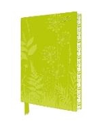 Flower Meadow 2027 Artisan Art Vegan Leather Diary Planner - Page to View with Notes