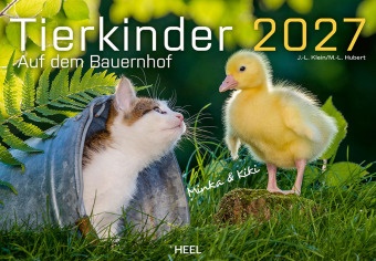 M -L Hubert, M.-L. Hubert, J -L Klein, J.-L. Klein - Tierkinder auf dem Bauernhof Kalender 2027 Der Tierkalender mit den charmanten Namen. Wandkalender Tierbabys