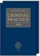 David Ormerod - Blackstones Criminal Practice 2026 Supplement 1 Pack