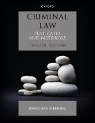 Jonathan Herring, Herring Jonathan - Criminal Law Text, Cases and Materials