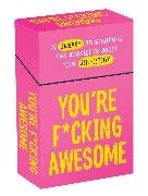Summersdale Publishers - You're F*cking Awesome 52 Sweary Affirmations and Booklet to Boost Your Self-Esteem