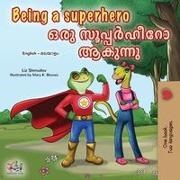 Kidkiddos Books, Liz Shmuilov - Being a Superhero (English Malayalam Bilingual Children's Book)