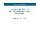 Josef Bergt, Stern, Thomas Stern - Gesetzessammlung des liechtensteinischen Rechts - Staatsrecht