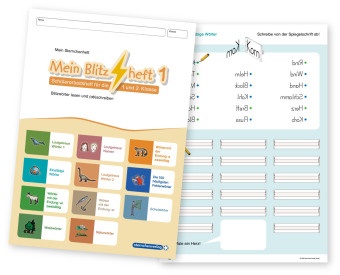 Katrin Langhans, sternchenverlag GmbH, sternchenverlag GmbH, sternchenverlag GmbH - Mein Blitzheft 1 - Blitzwörter lesen und abschreiben Schülerarbeitsheft für die 1. und 2. Klasse
