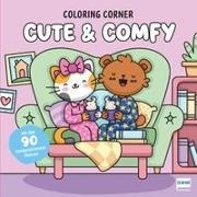 Steve James, Jake McDonald, Steve James, Jake McDonald, Ullmann Medien - Coloring Corner - Cute & Comfy Kreativer Malspaß für kleine Künstler | Über 90 liebevoll handgezeichnete Cute- & Comfy-Motive | Fördert Fantasie, Feinmotorik & Konzentration | Perfektes Geschenk für Kinder ab 3 Jahren