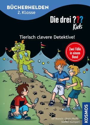 Ulf Blanck, Boris Pfeiffer, Steffen Gumpert - Die drei ??? Kids, Bücherhelden 2. Klasse, Tierisch clevere Detektive Gut lesen können - Erstlesebuch ab 7 Jahren, spannende Detektivabenteuer im Doppelpack mit Justus, Peter und Bob