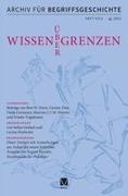 Hubertus Busche, Carsten Dutt, Michael Erler - Archiv für Begriffsgeschichte. Band 67,2 Schwerpunkt: Wissen über Grenzen
