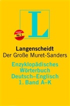 Eduar Muret, Daniel Sanders, Springer, Otto Springer - Enzyklopädisches Wörterbuch der englischen und deutschen Sprache. Der Große Muret-Sanders - 2/1: Deutsch-Englisch. Bd.1