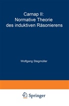 Wolfgang Stegmüller - Probleme und Resultate der Wissenschaftstheorie und Analytischen Philosophie, Studienausgabe - 4/C: Carnap II: Normative Theorie des induktiven Räsonierens. Tl.C