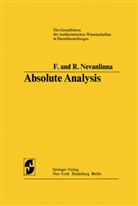 F. and R. Nevanlinna, Frithjo Nevanlinna, Frithjof Nevanlinna, Rolf Nevanlinna, Phillip Emig - Absolute Analysis