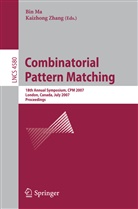 Bi Ma, Bin Ma, Zhang, Zhang, Kaizhong Zhang - Combinatorial Pattern Matching