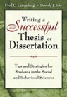 Beverly J Irby, Beverly J. Irby, Dr. Beverly J. (Sam Houston State University Irby, Dr. Beverly J. (Sam Houston State University) Irby, Fred C Lunenburg, Fred C. Lunenburg... - Writing a Successful Thesis Or Dissertation