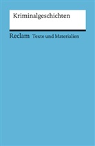 Eckard Finckh, Eckhar Finckh, Eckhard Finckh - Kriminalgeschichten. (Texte und Materialien für den Unterricht)