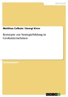 Matthia Colbatz, Matthias Colbatz, Georg Kirov, Georgi Kirov - Konzepte zur Strategiebildung in Gro&szlig;unternehmen