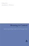 Jonathan J Webster, Jonathan J. Webster, WEBSTER JONATHAN J, Jonathan J. Webster, Webster Jonathan J. - Meaning in Context