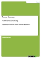 Thomas Baumann - Makrozyklusplanung