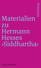 Volke Michels, Volker Michels - Materialien zu Hermann Hesses »Siddhartha«. Tl.2