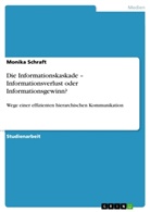 Monika Schraft - Die Informationskaskade - Informationsverlust oder Informationsgewinn?